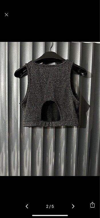 Atmosphere Simli Parıltılı Crop - Görsel 2