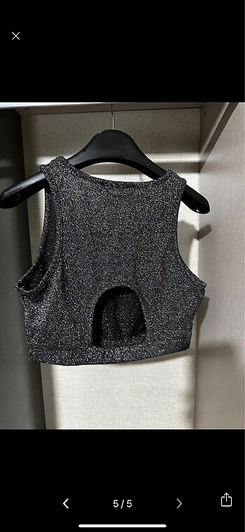 Atmosphere Simli Parıltılı Crop - Görsel 5