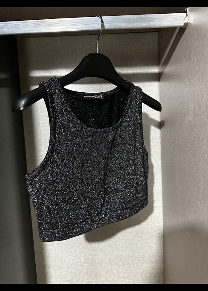 Atmosphere Simli Parıltılı Crop - Görsel 4