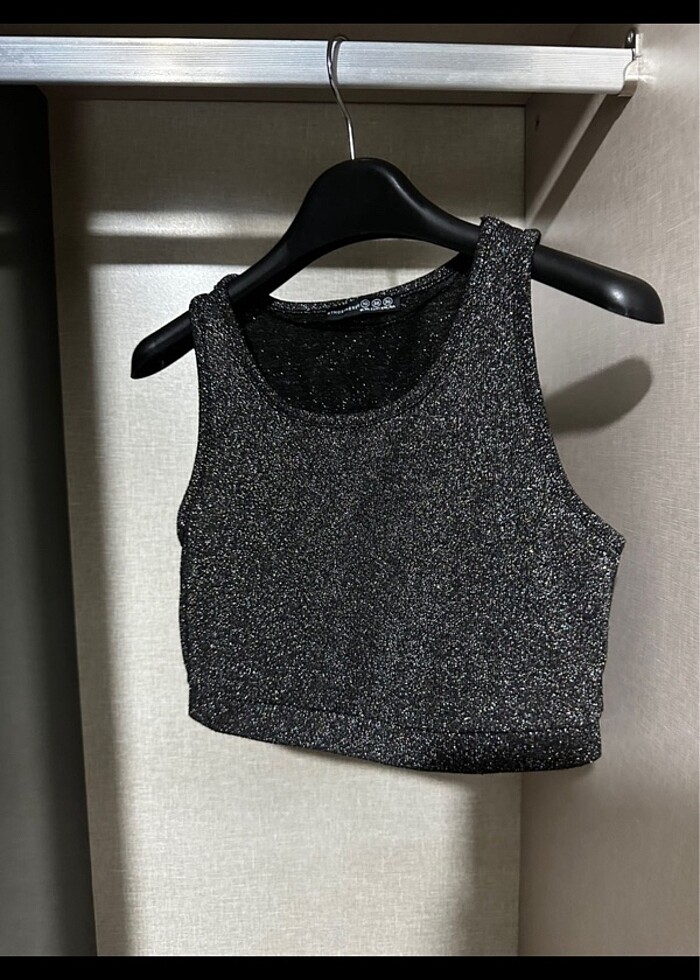 Atmosphere Simli Parıltılı Crop - Görsel 3