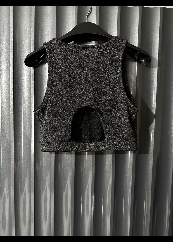 Atmosphere Simli Parıltılı Crop - Görsel 2