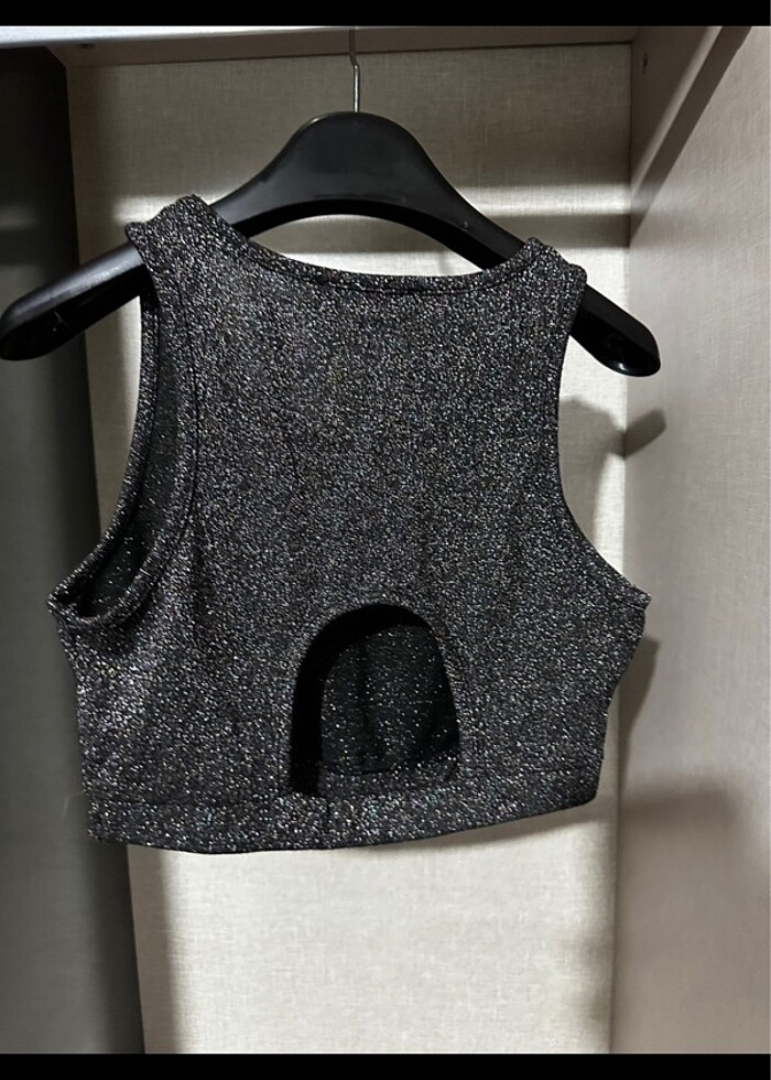 Atmosphere Simli Parıltılı Crop - Görsel 5