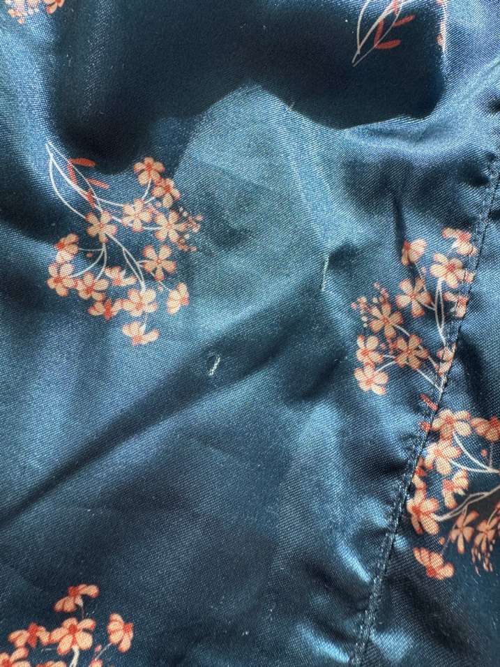 Mavi Desenli Mini İp Askılı Pijama Takımı - Görsel 4