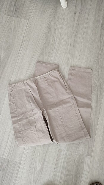 Önü Fitilli Beli Lastikli Klasik Pantolon