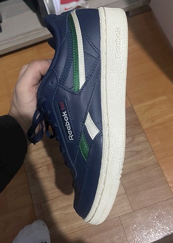 Koyu Mavi Erkek Spor Ayakkabı Bağcıkları - Görsel 3