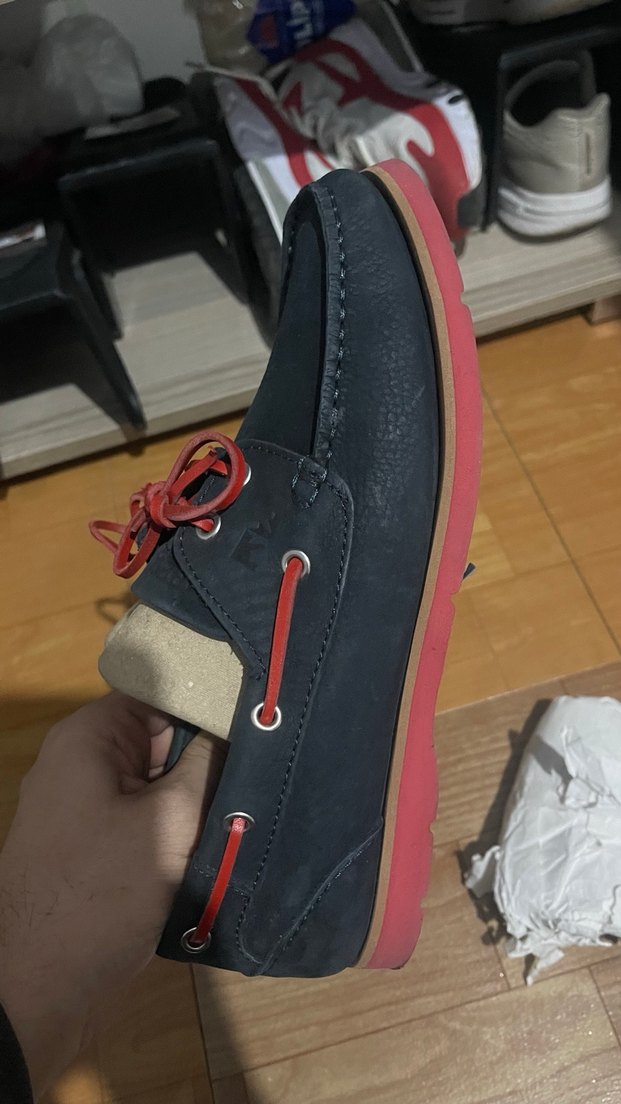 Koyu Kırmızı Bağcıklı Erkek Süet Günlük Ayakkabı - Görsel 3