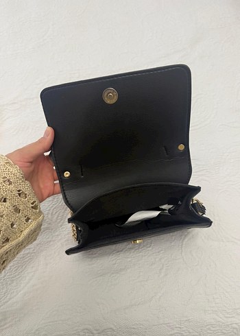 Siyah Deri Kadın Çanta - Görsel 2