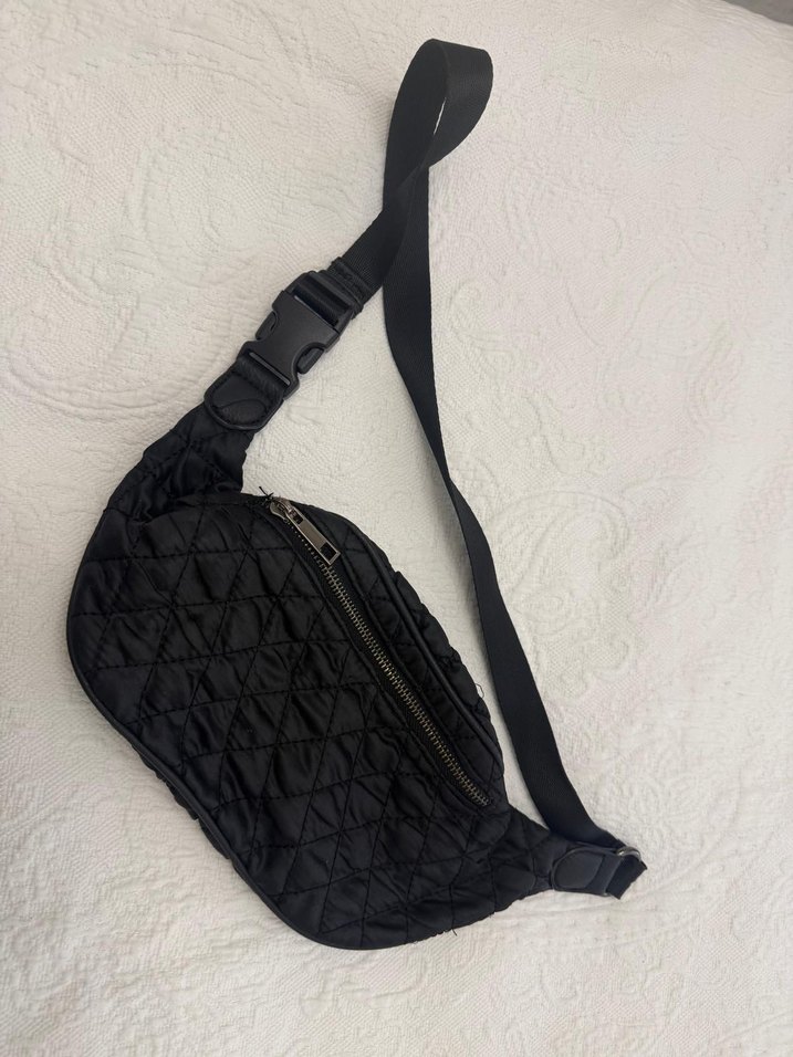 siyah yan çanta - Görsel 2