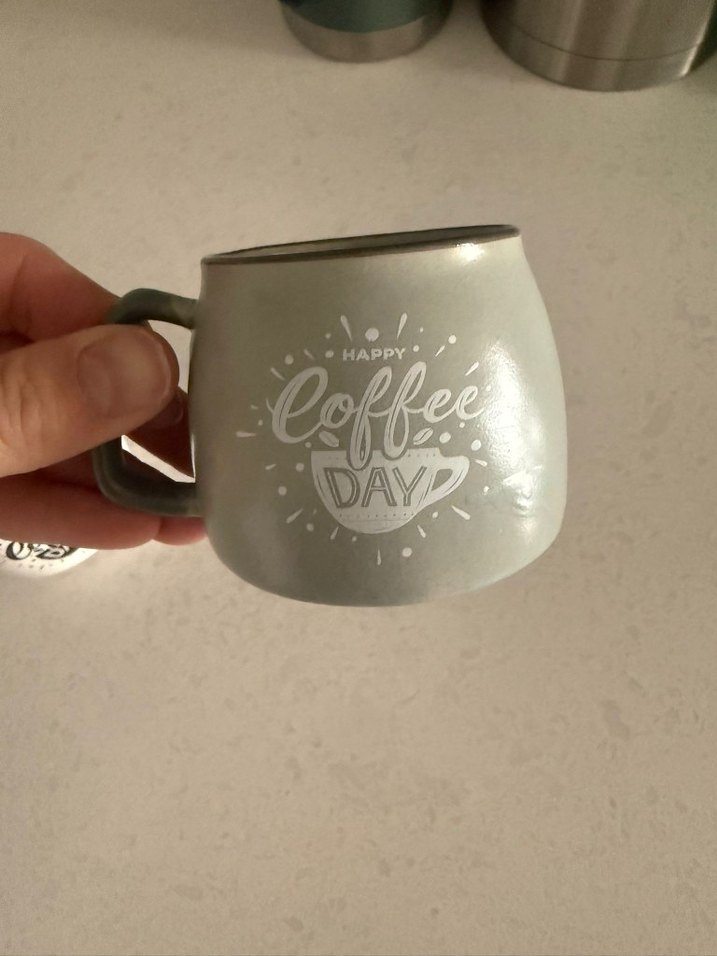 Gri Renkli Kahve Kupası Seti - Görsel 5