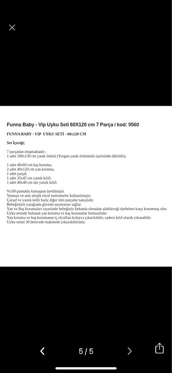 Funny Baby Funna baby vip uyku seti