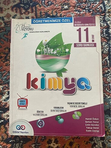 Orbital yayınları kimya soru bankası