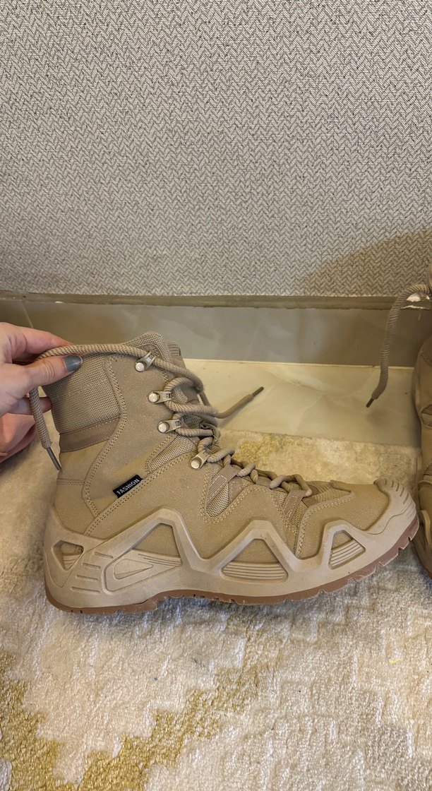 Bej Kamuflaj Desenli Erkek Outdoor Bot - Görsel 2