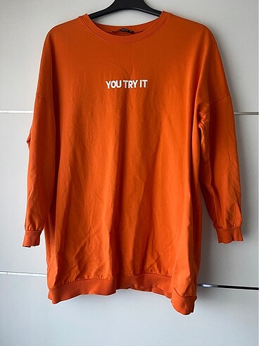 LC Waikiki Turuncu tesettür sweat