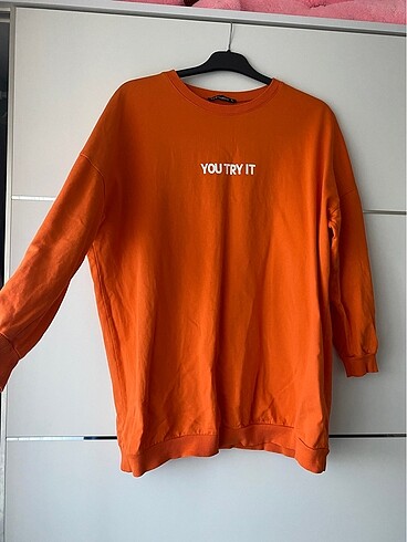 xl Beden Turuncu tesettür sweat