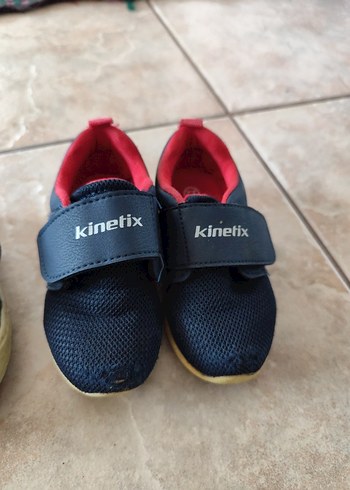 22 Beden Mavi Erkek Çocuk Sneakerları Velcro Bantlı vicco ve kinetik