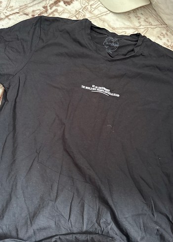 Siyah Kısa Kollu Hamile Tişört - Görsel 2