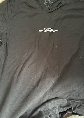 Siyah Kısa Kollu Hamile Tişört - Görsel 4