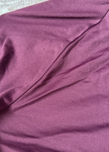 Bordo Hamile Boğazlı Uzun Kollu Tişört - Görsel 2