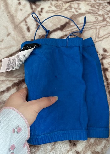 Bordo mavi crop - Görsel 4