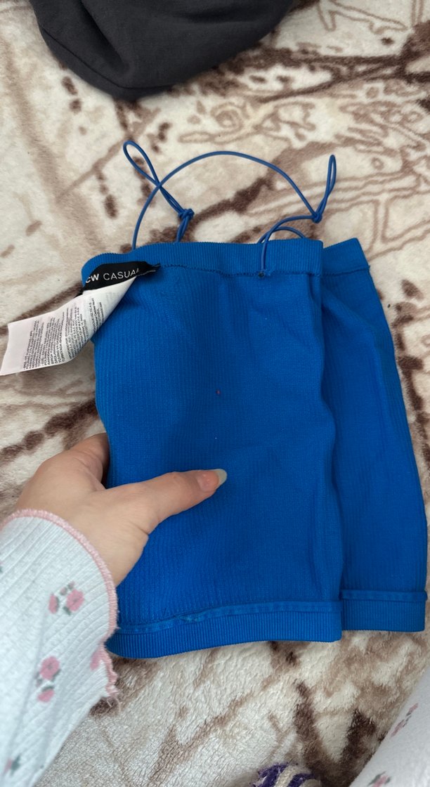 Bordo mavi crop - Görsel 4