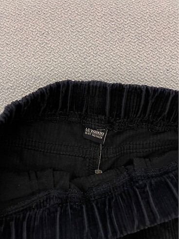LC Waikiki Lacivert fitilli kadife erkek çocuk pantalon
