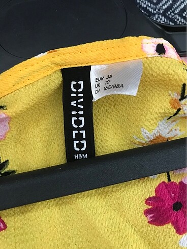m Beden H&M çiçek desenli elbise