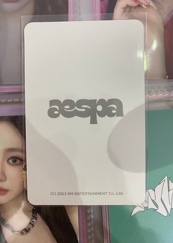 Aespa ningning album pc photocard - Görsel 2