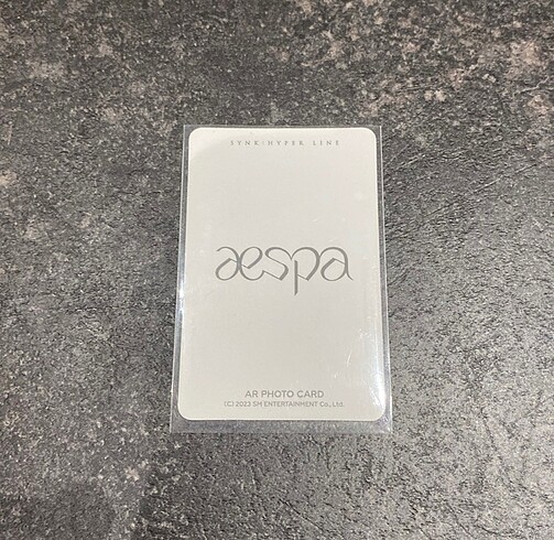 Diğer Aespa ningning pc photocard orijinal