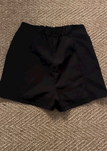 Siyah Mini şort etek - Görsel 2