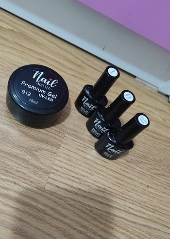 Beyaz Premium Jel Tırnak Cilası 15ml