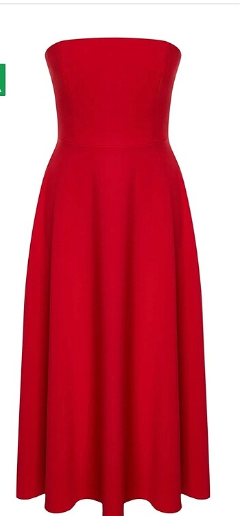 Kırmızı elbise - Görsel 3