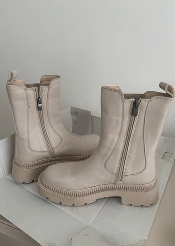 Bej Deri Kadın Bot - Görsel 2