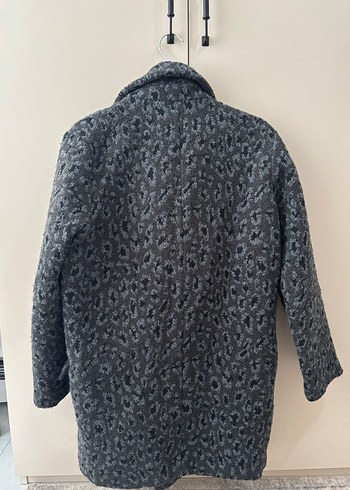 Gri Leopar Desenli Kaban Mango - Görsel 2