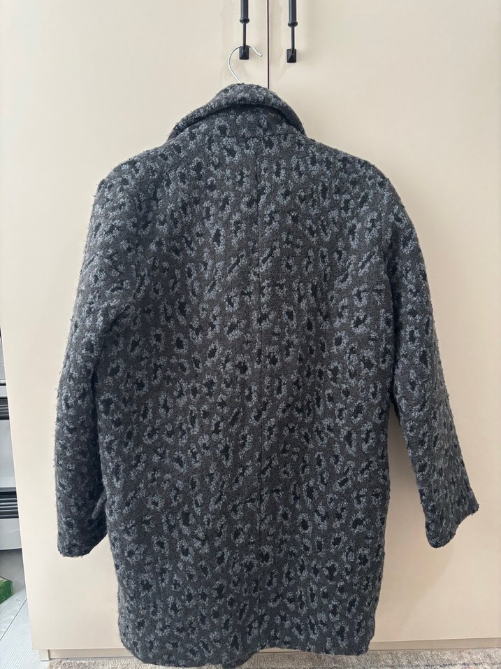 Gri Leopar Desenli Kaban Mango - Görsel 2