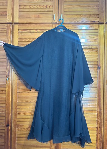 Uzun Kollu Nakışlı  Kadın Elbise - Görsel 5