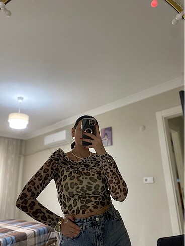 Bershka Bershka bluz leoparlı