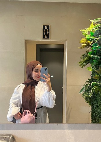 Beyaz Uzun Kollu Bohem Kadın Elbise - Görsel 6