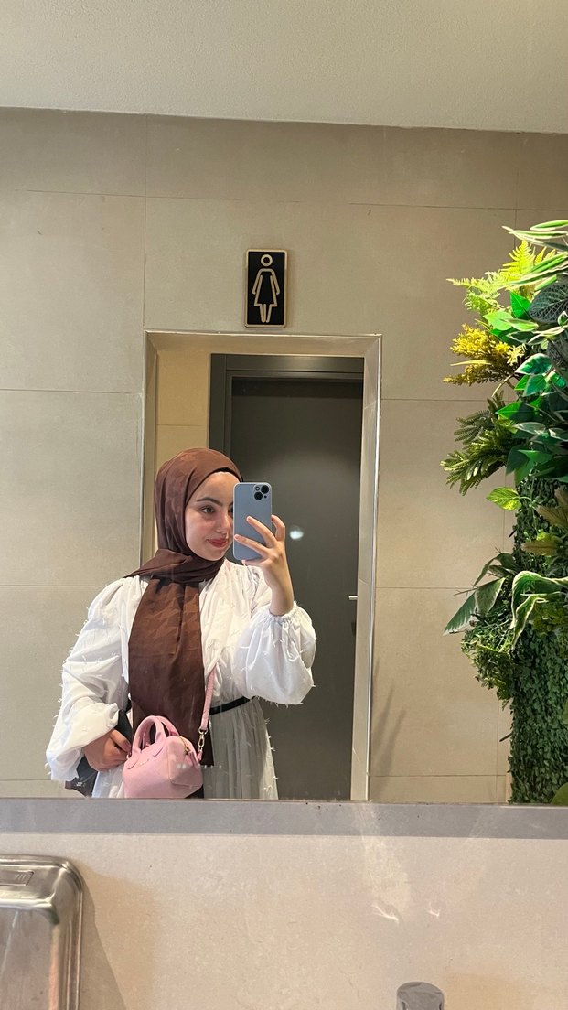 Beyaz Uzun Kollu Bohem Kadın Elbise - Görsel 5