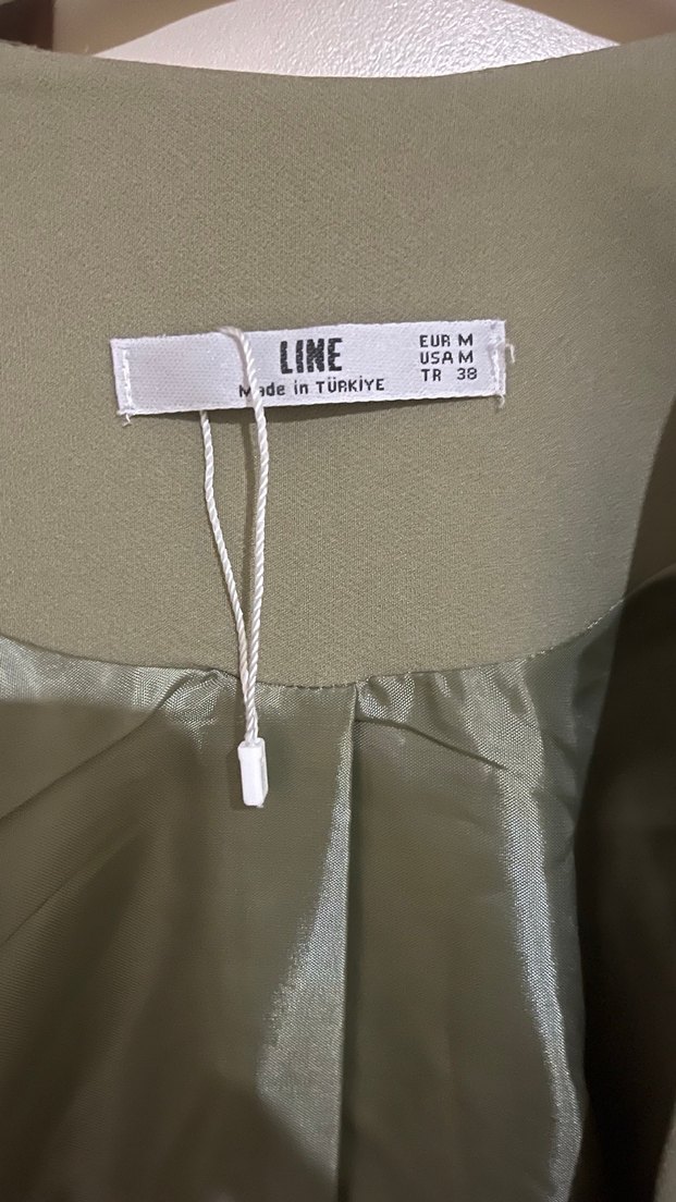 Kadın Haki Uzun Kollu Salaş Sabahlık - Görsel 5