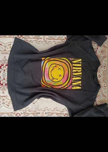 Nirvana Oversize Kazak vintage y2k - Görsel 3