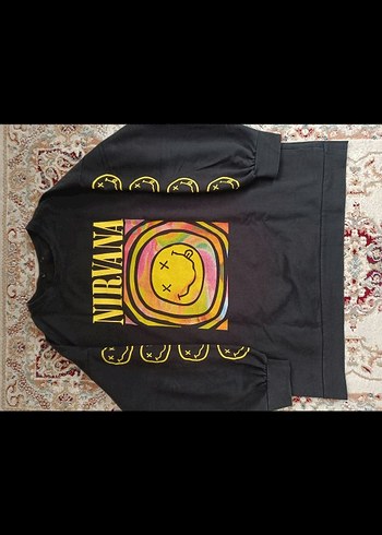 Nirvana Oversize Kazak vintage y2k - Görsel 2