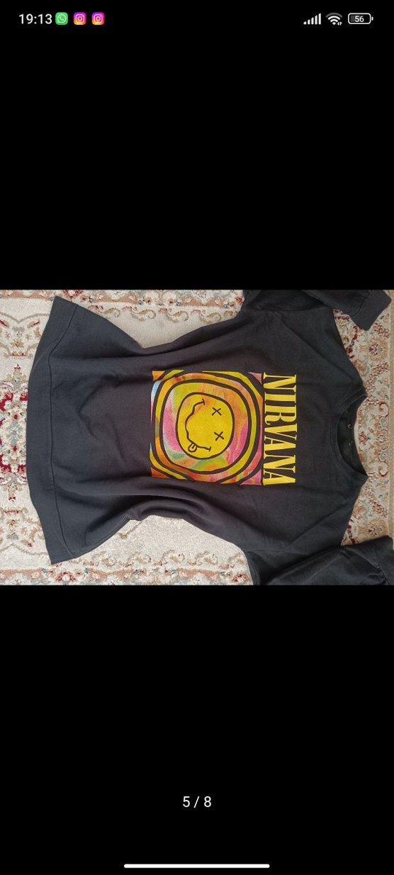 Nirvana Oversize Kazak vintage y2k - Görsel 3