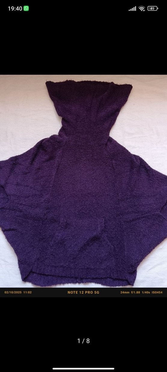 Bohem Boğazlı Kolsuz Kadın KazakYarasa model kazak vintage y2k - Görsel 4