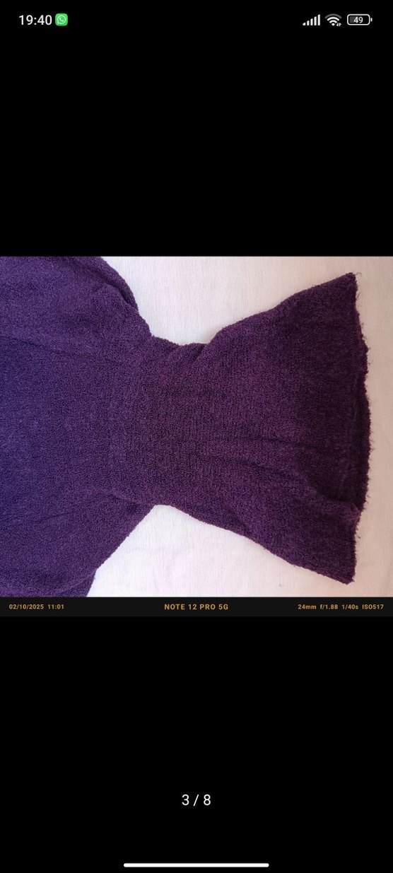 Bohem Boğazlı Kolsuz Kadın KazakYarasa model kazak vintage y2k - Görsel 2