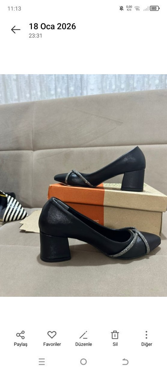 Kahverengi Tokalı Kadın Topuklu Bot - Görsel 4