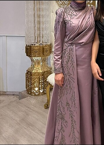 Henna Gelinlik Hennin marka saten abiye