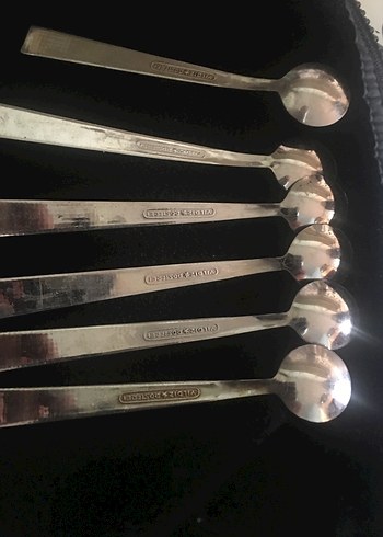 Gümüş Renkli Uzun Saplı Çay Kaşıkları - Görsel 3