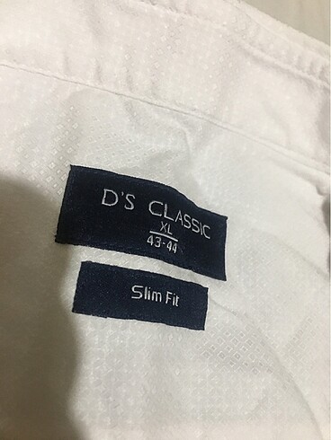 l/xl Beden beyaz Renk Slim fit gömlek