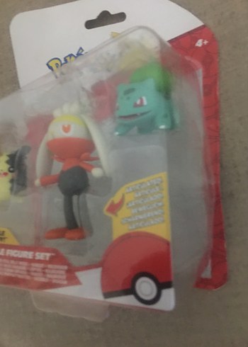 Kırmızı Pokémon Battle Figür Seti - Görsel 3