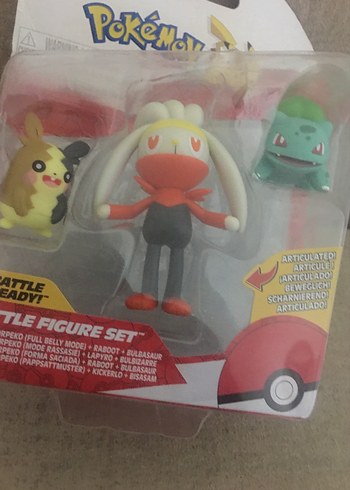 Kırmızı Pokémon Battle Figür Seti - Görsel 10